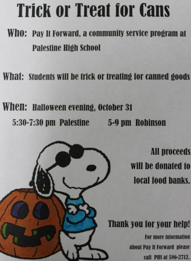 Pay It Forward: Trick or Treat for Cans