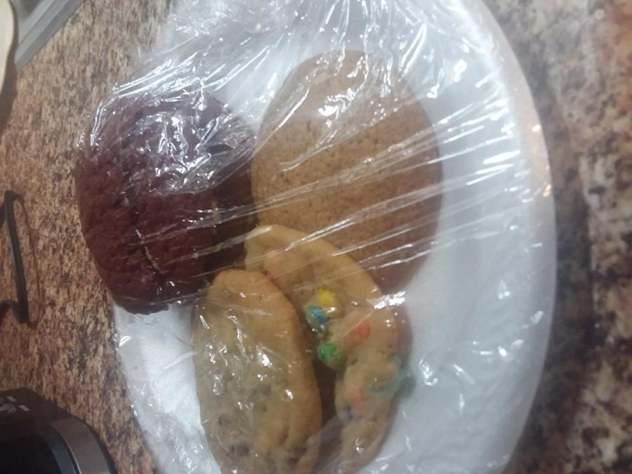 Cookies that I and other Nutrition 1 & 2 classmates made.