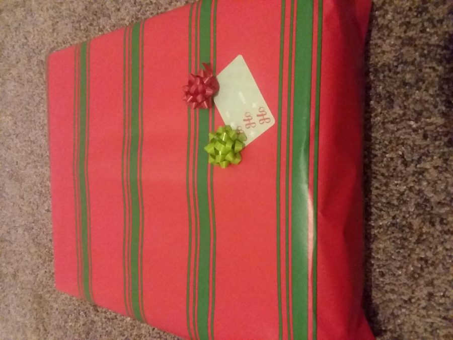 A present that I wrapped for Christmas.