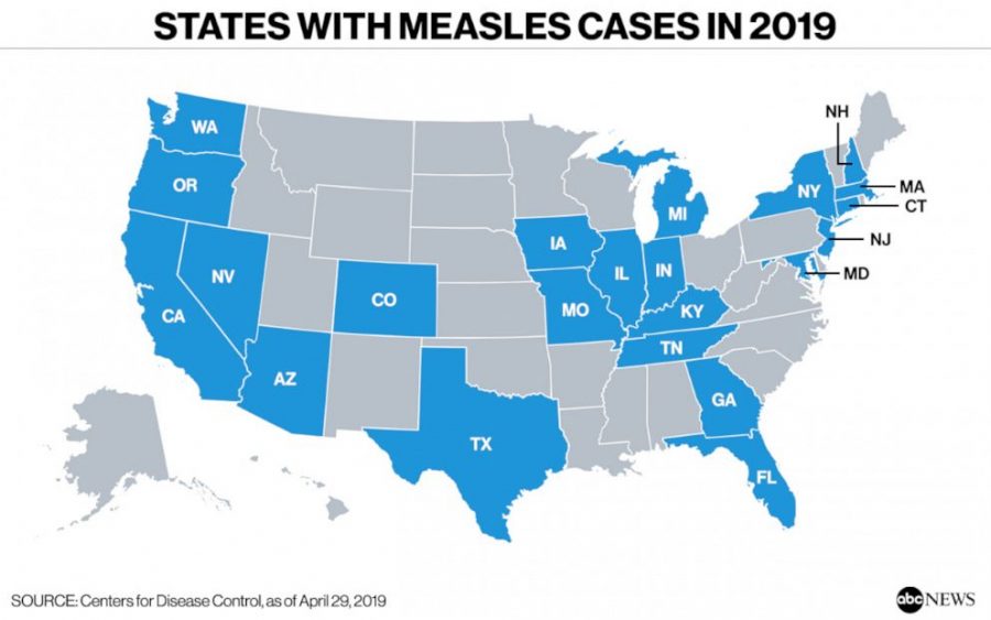 Map+of+the+states+with+Measles+outbreak.+