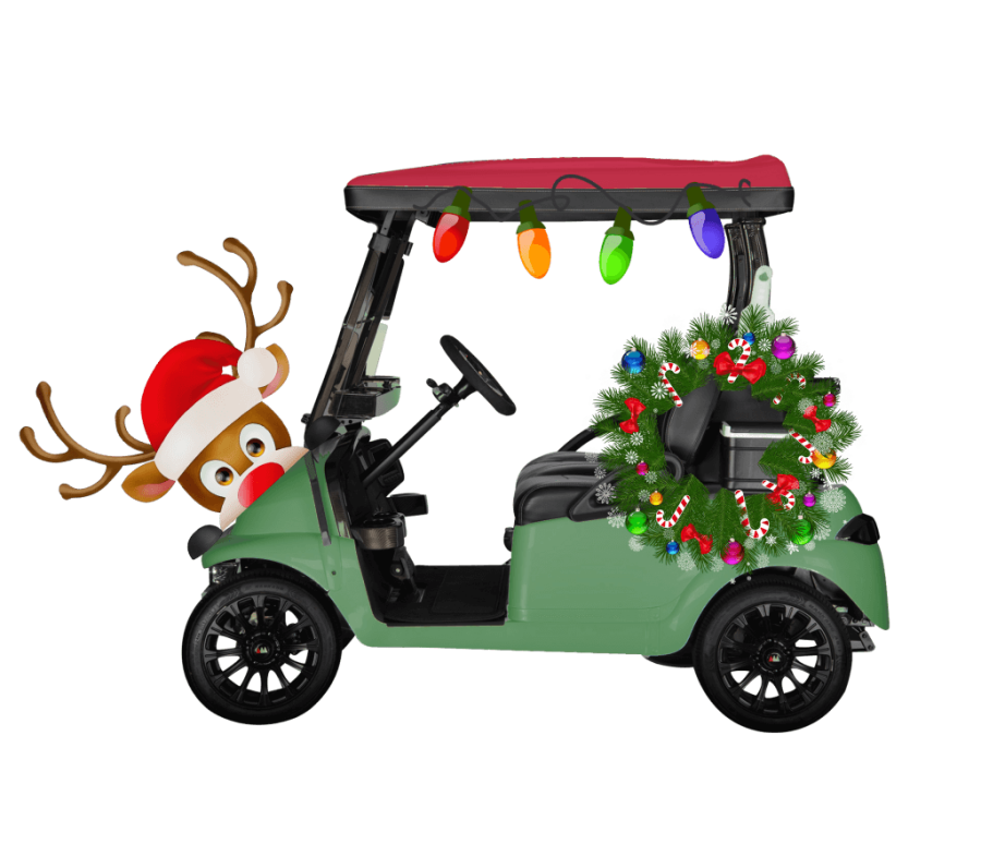 Anyone can enter the Golf Cart Christmas Parade in Robinson on December 11.