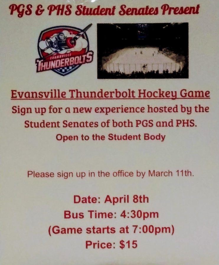 Evansville Thunderbolt Hockey Game
