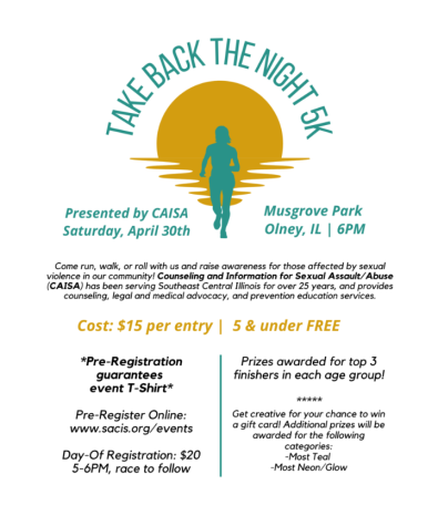CAISA Take Back the Night 5K Fundraiser
