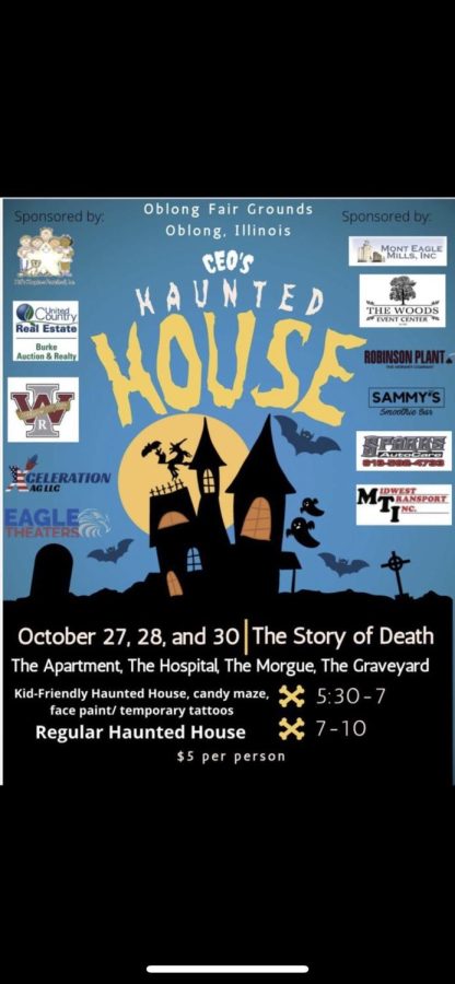 CEO Haunted House flier