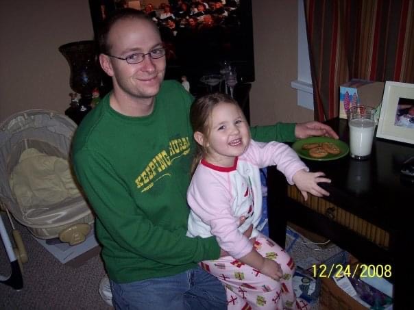 Me and my dad Christmas 2008