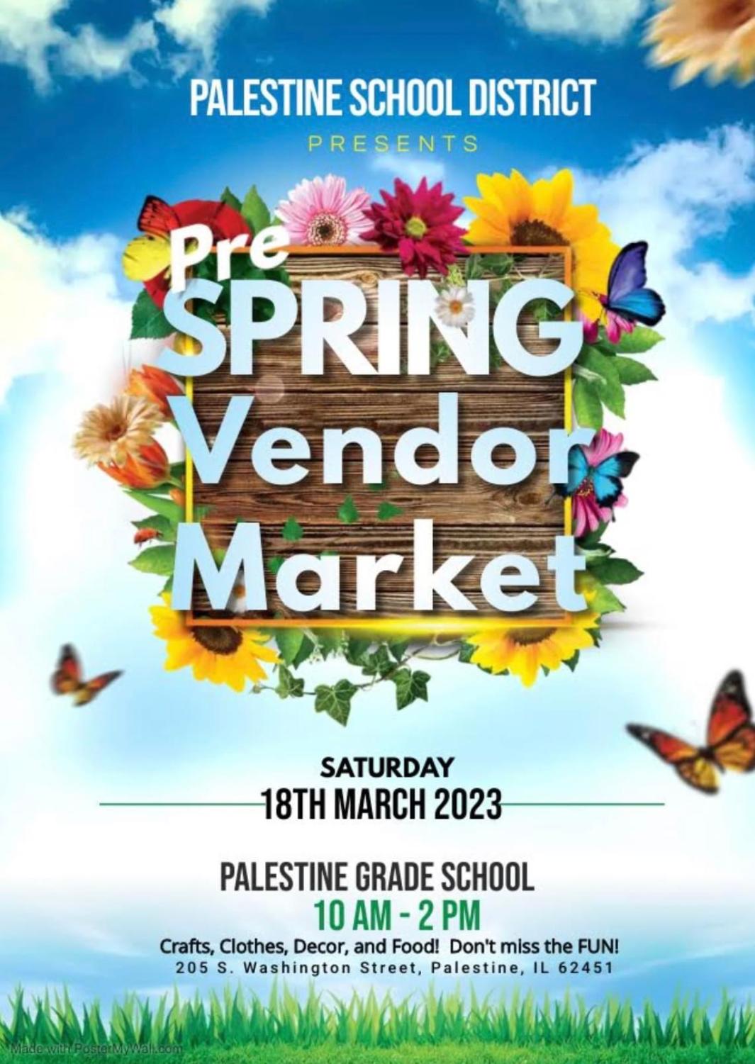 Palestines Pre-Spring Vendor Market