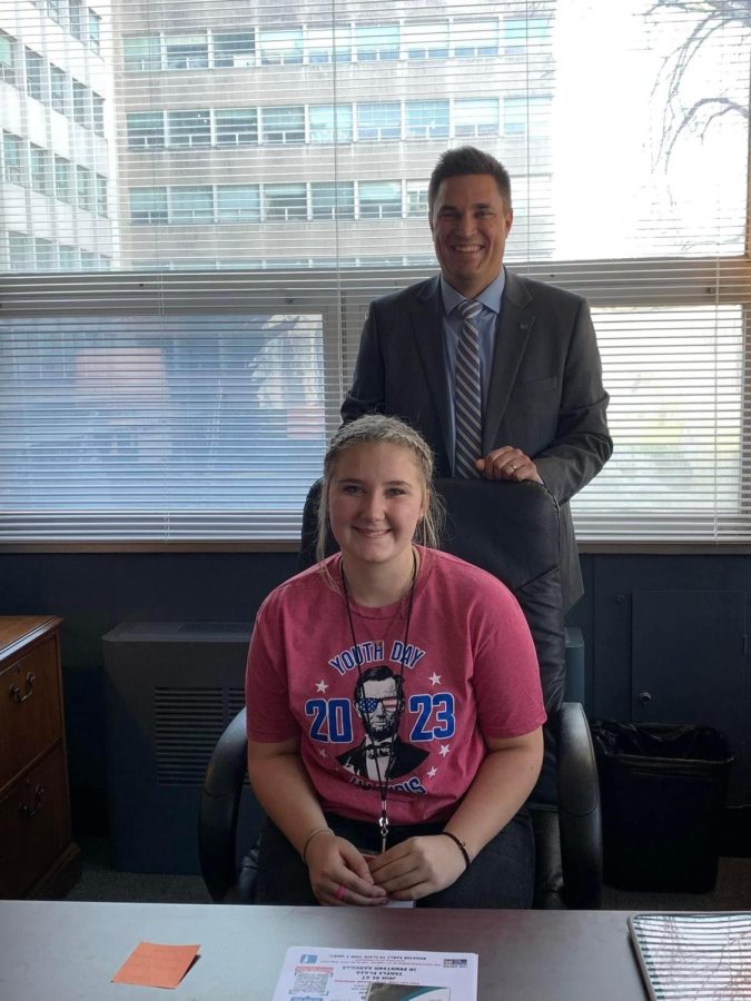 Addison with Senator Niemerg!