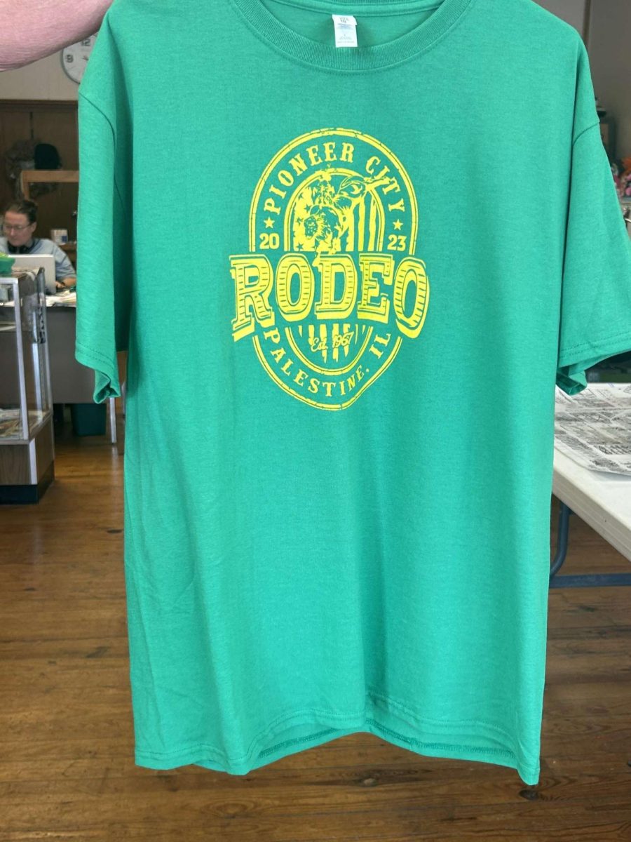 This years Pioneer City Rodeo t-shirt.
