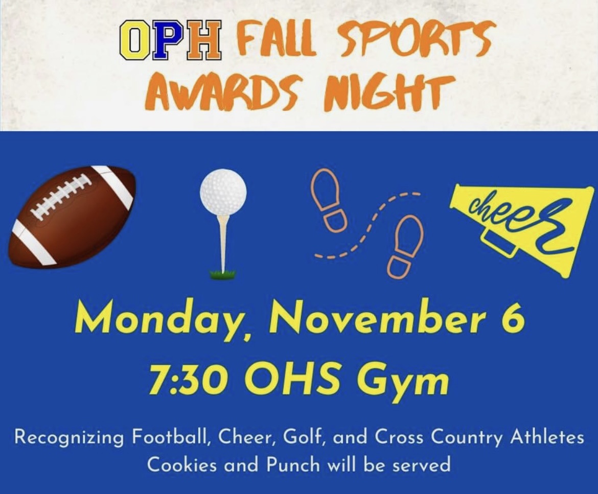 OPH Fall Sports Awards Night