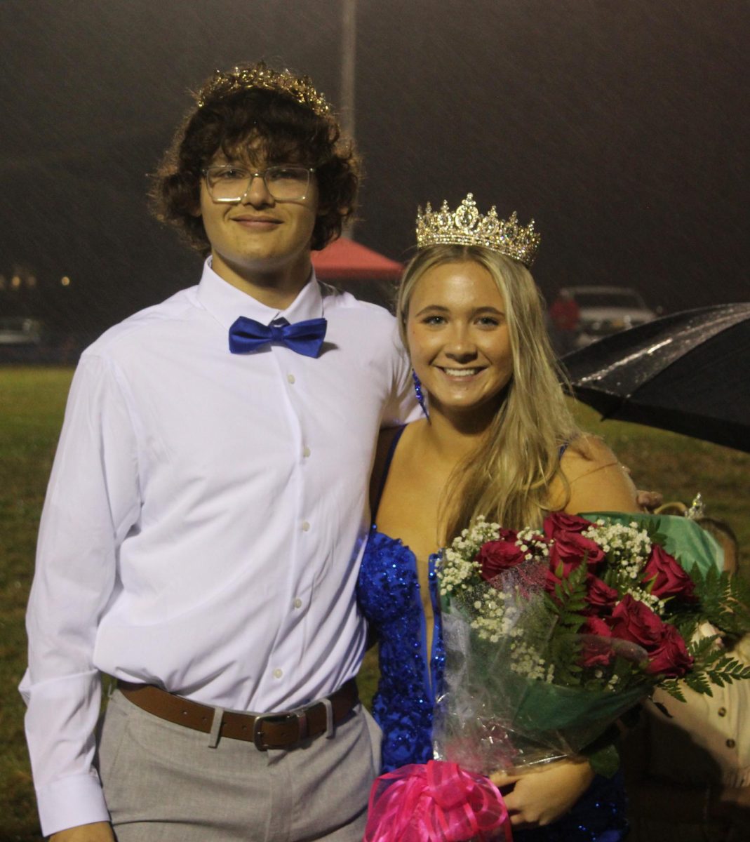 2023 Homecoming King and Queen, Aidyn Piper and Zoey Beabout