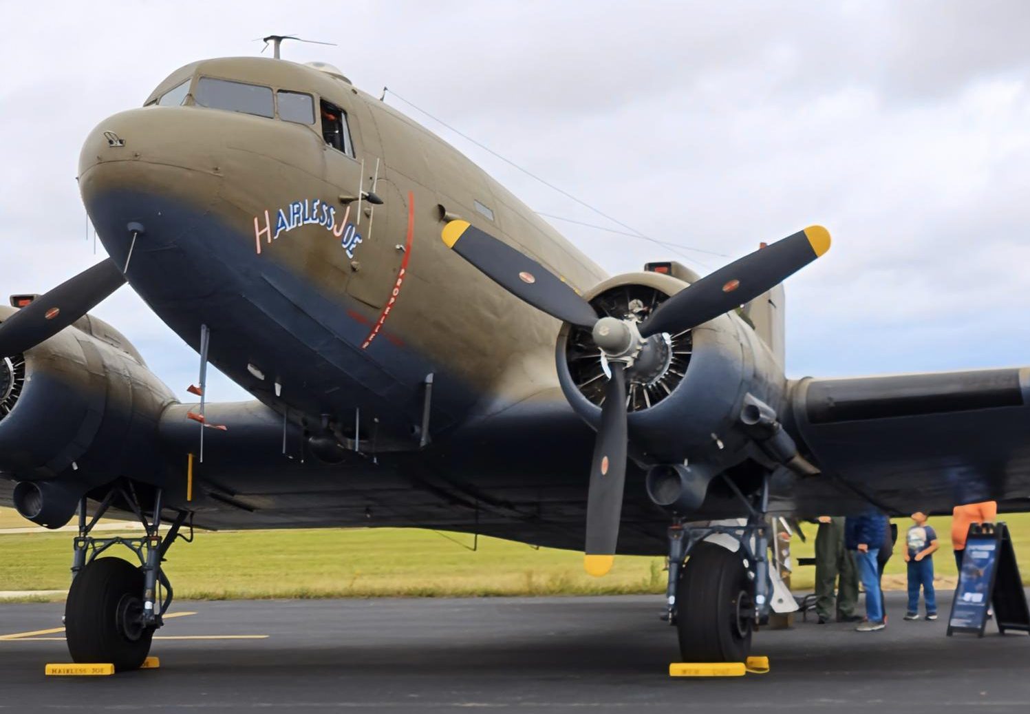 The Hairless Joe parked at Wright Airfield