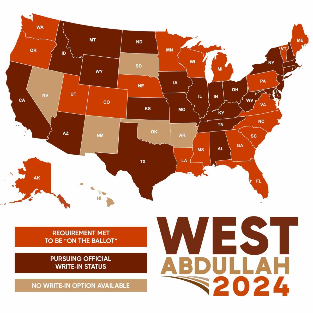 c west map