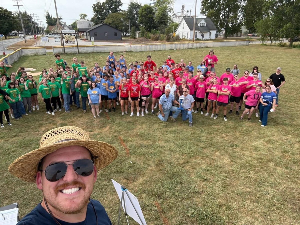 Mr. Will and the students of PHS at the end of JAG Day.