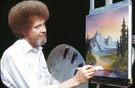 Bob Ross Paintings Up for Auction.